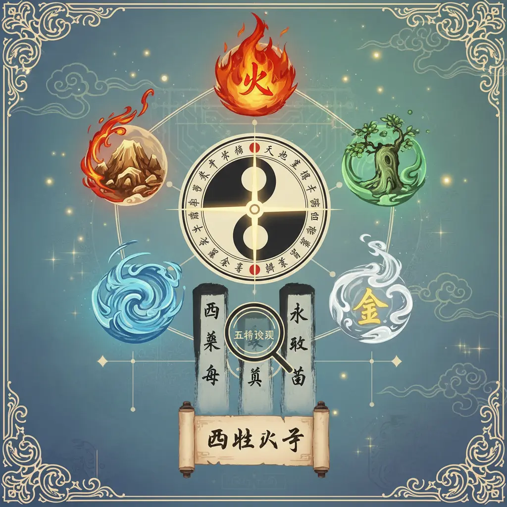 五行查詢 - 四柱八字