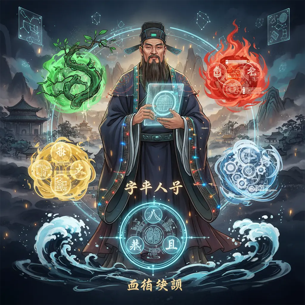 五行查詢 - 子平八字