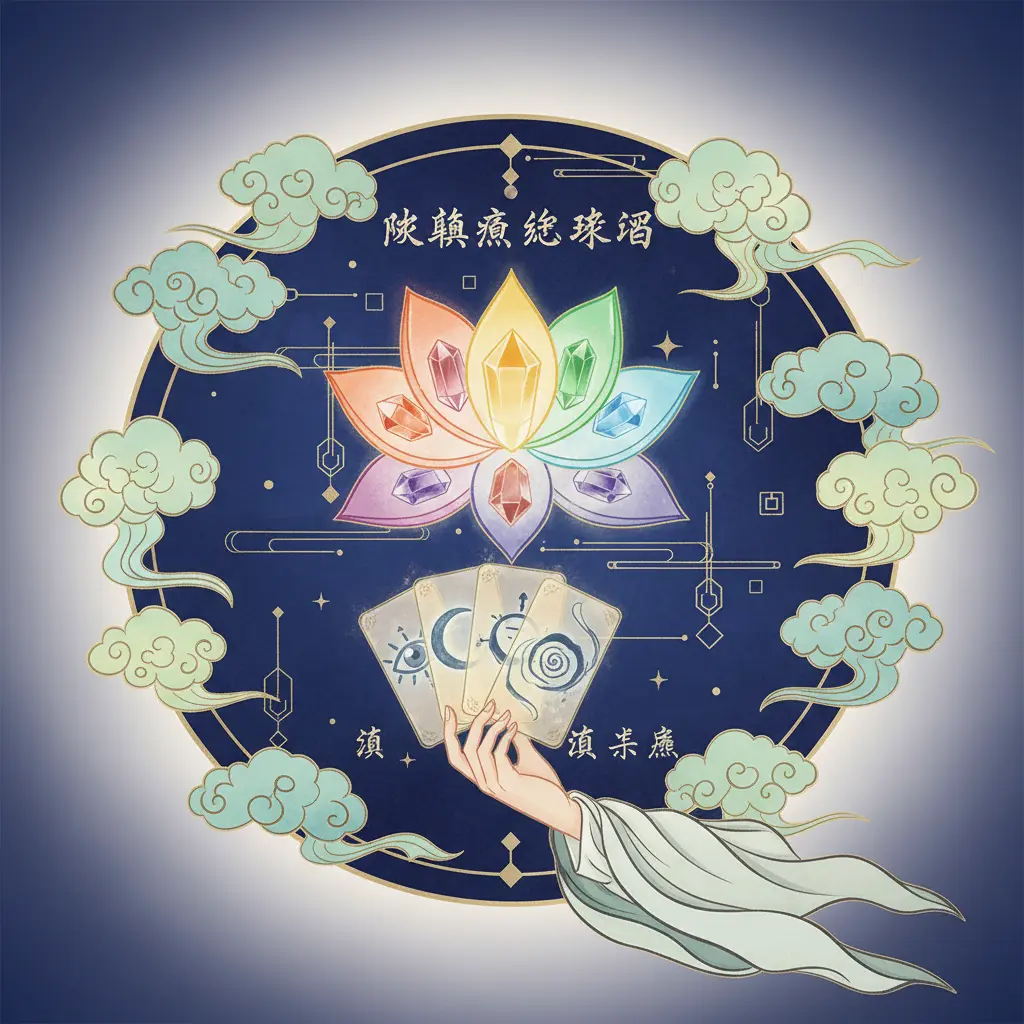 直覺塔羅 - 脈輪療愈水晶