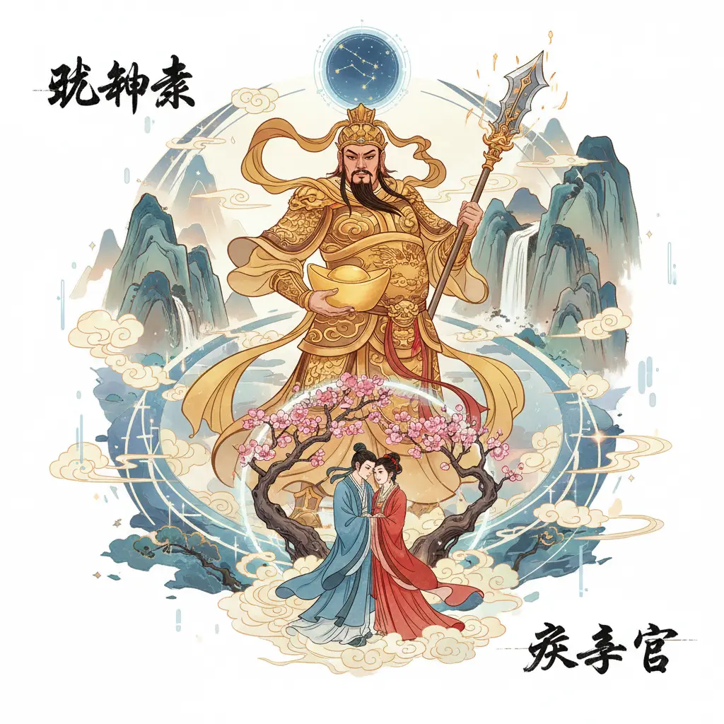 夫妻宮 - 武曲星